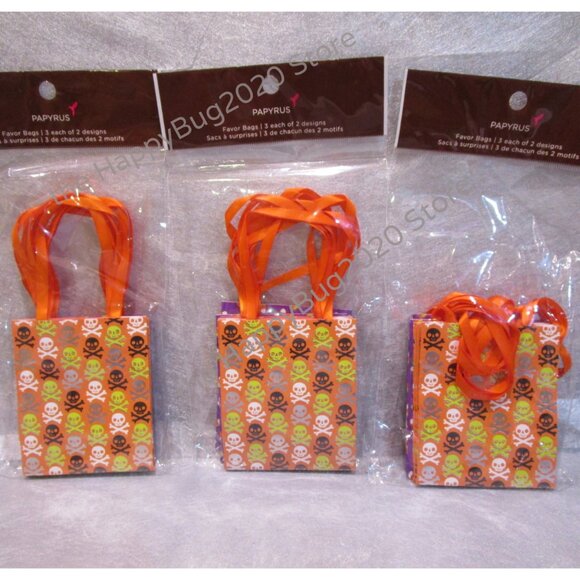 Papyrus Mini Treat Bags-favor - Halloween  *BUNDLE OF 3 PACKS*   2 Designs- New - Picture 6 of 10